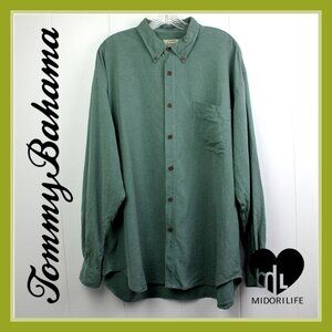 TOMMY BAHAMA Vintage Silk Button-Down Shirt